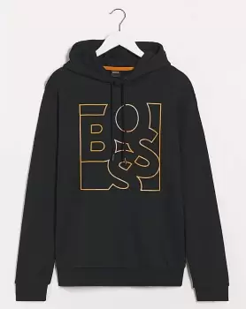 BOSS Black Casual Large Logo Hoodie