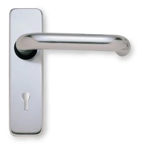 Jedo Round Bar Aluminium Key Lock Door Handles