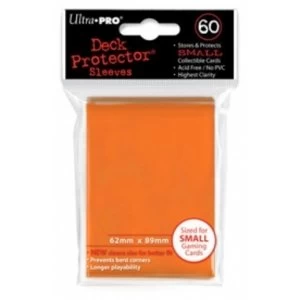 Ultra Pro Small Orange 50 Deck Protectors - 10 Packs