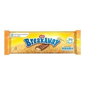Original Nestle Breakaway Milk Chocolate Biscuits Pack of 8 Ref 12232568
