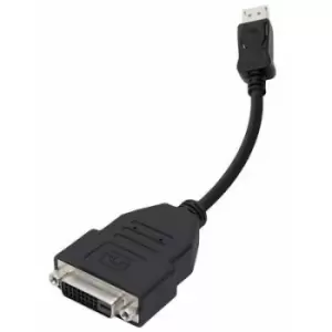 club3D CAC-1000 DisplayPort / DVI Adapter [1x DisplayPort plug - 1x DVI socket 25-pin] Black 0.11 m