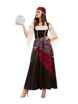 Deluxe Fortune Teller Costume, One Colour Size M Women