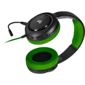Corsair HS35 Headset Wired Head-band Gaming Black, Green