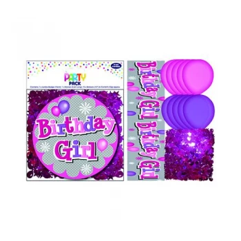 Birthday Girl Party Pack Pink Pack of 6 13704-PP