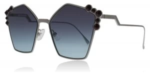 Fendi FF0261/S Sunglasses Ruthenium 6LB 57mm