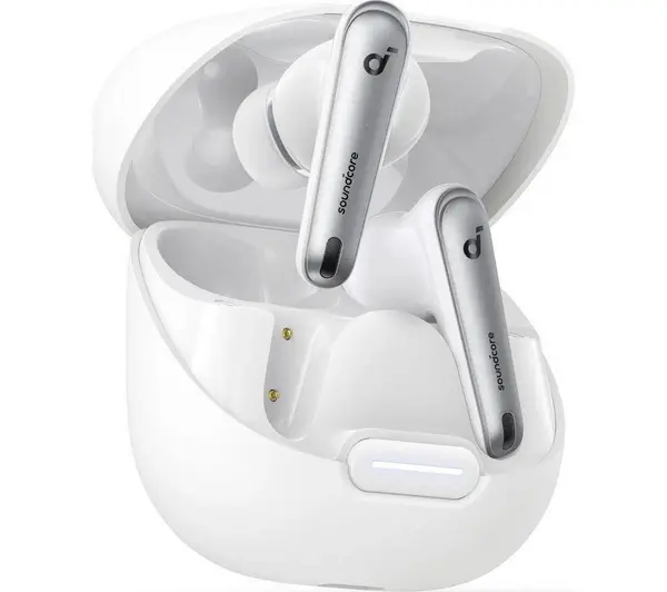 SOUNDCORE Liberty 4 NC Wireless Bluetooth Noise Cancelling Earbuds - Clear White
