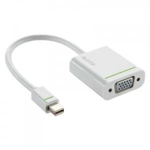 Leitz White Complete Mini DisplayPort to VGA Adapter 63090001