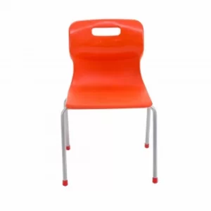 TC Office Titan 4 Leg Chair Size 4, Orange