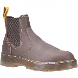 Dr Martens Eaves Elasticated Safety Boot Brown Size 4