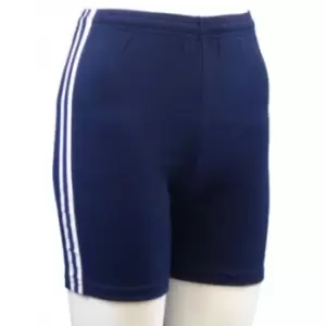Carta Sport Womens/Ladies Stripe Shorts (24R) (Navy/White)