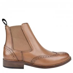 Full Circle Ankle Boots - Cognac