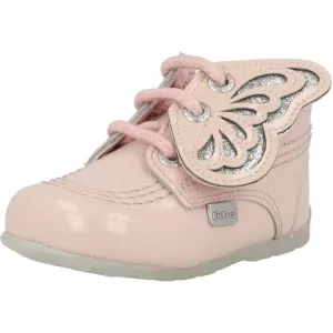 Kickers Baby Girl Kick Faeries Mini Boots - Pink, Size 3 Younger