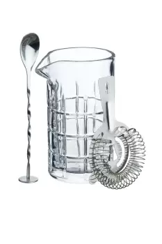 Cut Glass Effect Cocktail Mixing Set, 500ml Gift Boxed