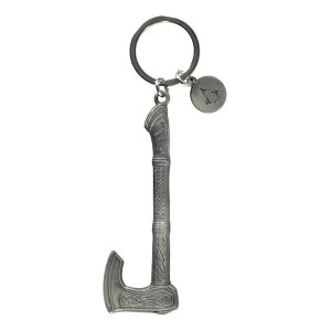 Assassins Creed Valhalla Axe 3D Metal Keychain