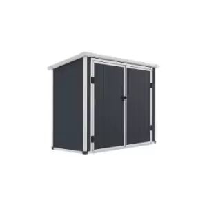 Jasmine - Plastic Storage Units 6x3 (with Foundation Kit) - Dark Grey