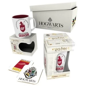 Harry Potter - Quidditch (Mug & Glass & 2 Coasters) Gift Set