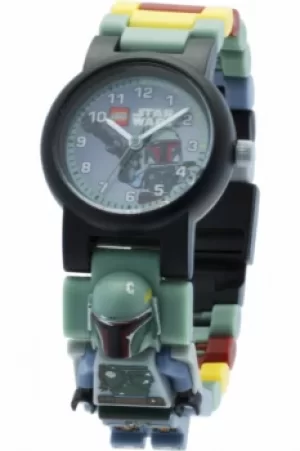 Childrens LEGO Star Wars Boba Fett Minifigure Link Watch 8020448