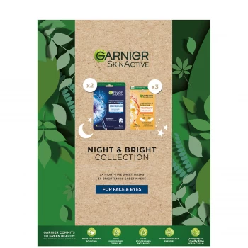 Garnier Sheet Masks Night and Bright Collection