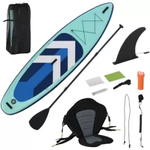 Homcom - Inflatable Stand Up Paddle Board Kayak w/ Accessories Adult Kids Fun