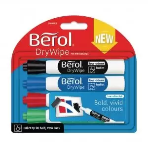 Berol Dwipe Marker Blt Asst P4