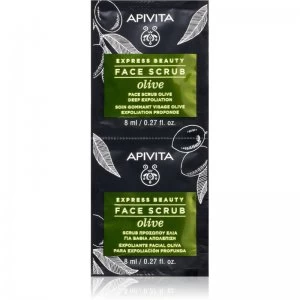 Apivita Express Beauty Olive Intensive Cleansing Peeling for Face 2 x 8ml