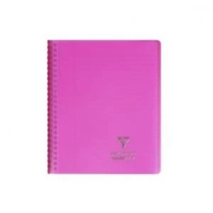 Koverbook Wirebound A4 PP Cover 160p Pink Pack 5 69553EX