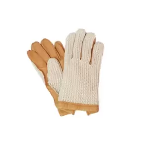Eastern Counties Leather Womens/Ladies Crochet Driving Gloves (S/M) (Tan)