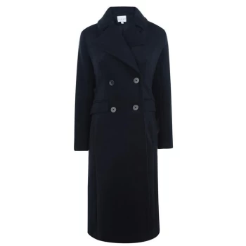 Linea Double breasted coat - Blue