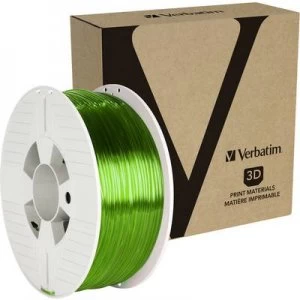 Verbatim 55065 Filament PETG 2.85mm 1kg Green (transparent)