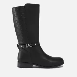 Michael Kors Girls Finley Drake Leather Boots - UK 2.5 Kids