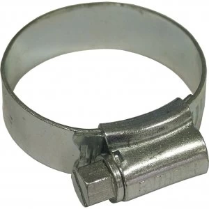 Faithfull Zinc Plated Hose Clips 30mm - 40mm Pack of 1