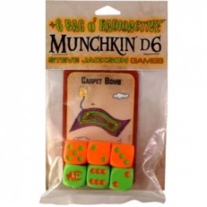 6 Bag o Radioactive Munchkin D6