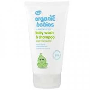 Green People Organic Babies Baby Wash and Shampoo Scent Free 150ml