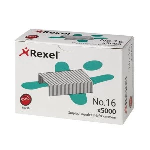 Rexel No. 16 6mm Staples 1 x Box of 5000 Staples
