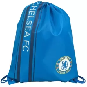 Chelsea FC Drawstring Bag (One Size) (Blue/Black)