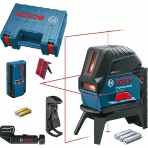 Bosch GCL 2-50 + LR6 AA batteries Cross line laser