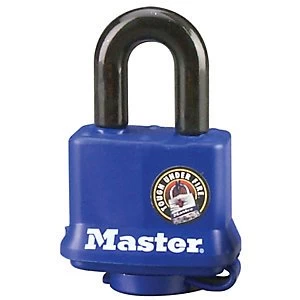 Master Lock 312KA Weather Tough Laminated Padlock Steel Blue 40mm