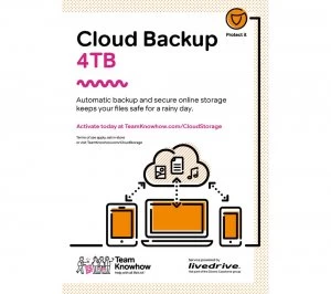 Knowhow Cloud Storage Computer Backup and Share Service 4TB