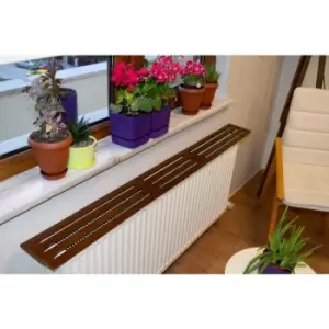 Etarad Handmade Natural Solid Wood 150 Cm Radiator Cover Shelf, Radiator Over Shelf, Radiator Top Shelf - Medium - Decorotika