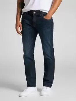 Lee Extreme Motion Straight Fit Jeans, Blue, Size 32, Length Regular, Men