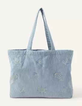 Accessorize Paisley Embroidered Cord Shopper Bag