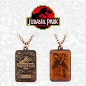 Jurassic Park Mosquito in Amber Necklace - Only 9995 Worldwide