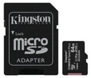 Kingston Canvas Select Plus 64GB MicroSDXC Memory Card