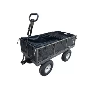 Handy Mesh Platform Truck with Plastic Liner & Wire Tray - 400kg Capacity