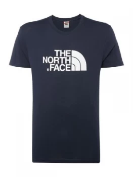Mens The North Face Short Sleeved Easy Tee Blue