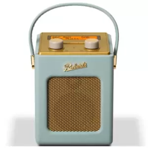 Roberts REV MINIDE Revival Mini DAB DAB FM Portable Radio in Duck Egg