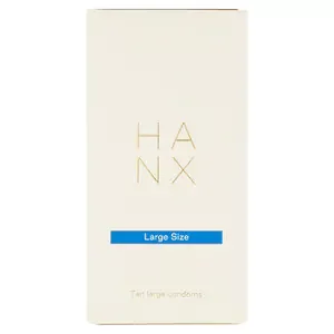 Hanx Vegan Large Size Condom 10 pack
