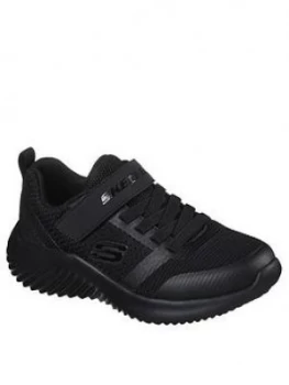 Skechers Boys Bounder Zallow Trainer - Black, Size 10 Younger