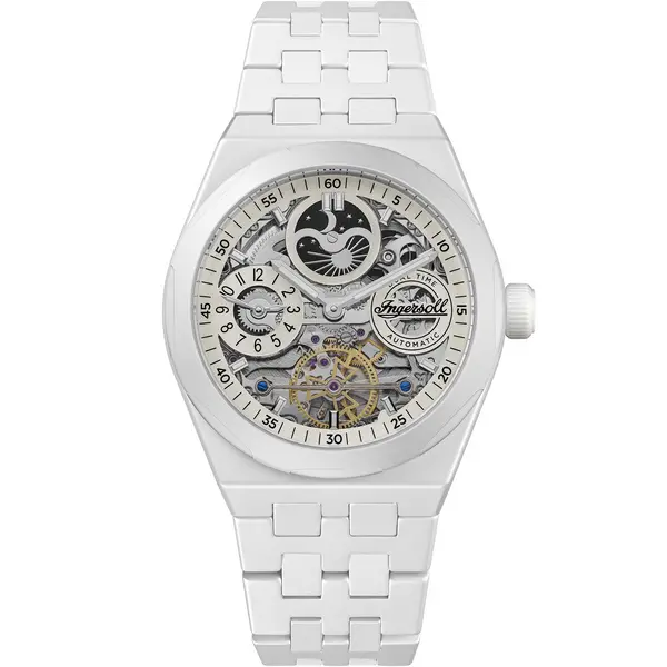 Ingersoll The Broadway Automatic White Dial Mens Watch - I15103 I15103