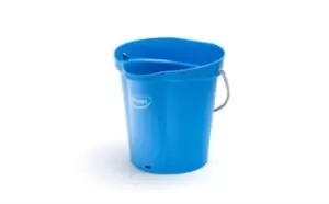 Vikan 6L Plastic Blue Bucket With Handle